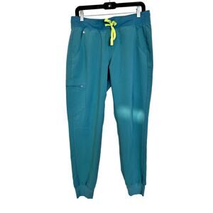 Figs Zamora Jogger Scrubs Pants in Cactus Size Medium